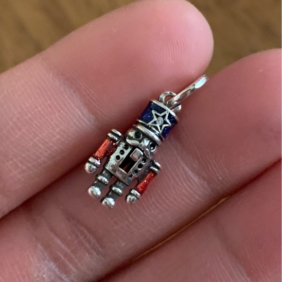 NWOT Moveable Nutcracker Christmas Dangle Charm Sterling Silver 925 - Picture 6 of 13